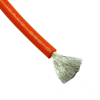 Силиконовый провод 10 awg красный